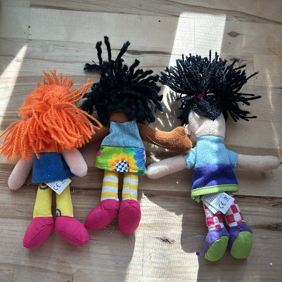 Sweet finger puppets 3 girls - Picture 2 of 5